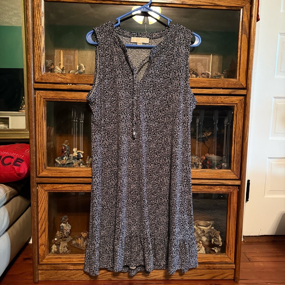 Michael Kors Black & White Floral Dress